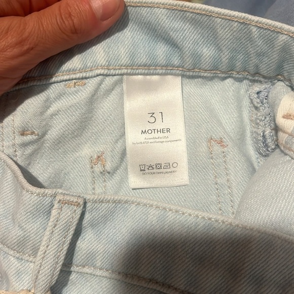 Mother SNACKS! High Waisted Smoothie Carpenter Ankle Jeans NWT SIZE 31 - Picture 11 of 12